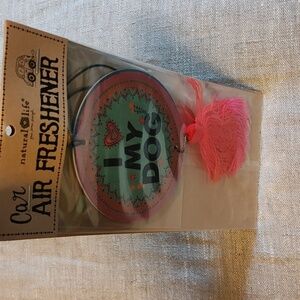 CAR AIR FRESHENER: I 💕 MY DOG